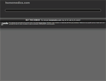 Tablet Screenshot of homemedics.com